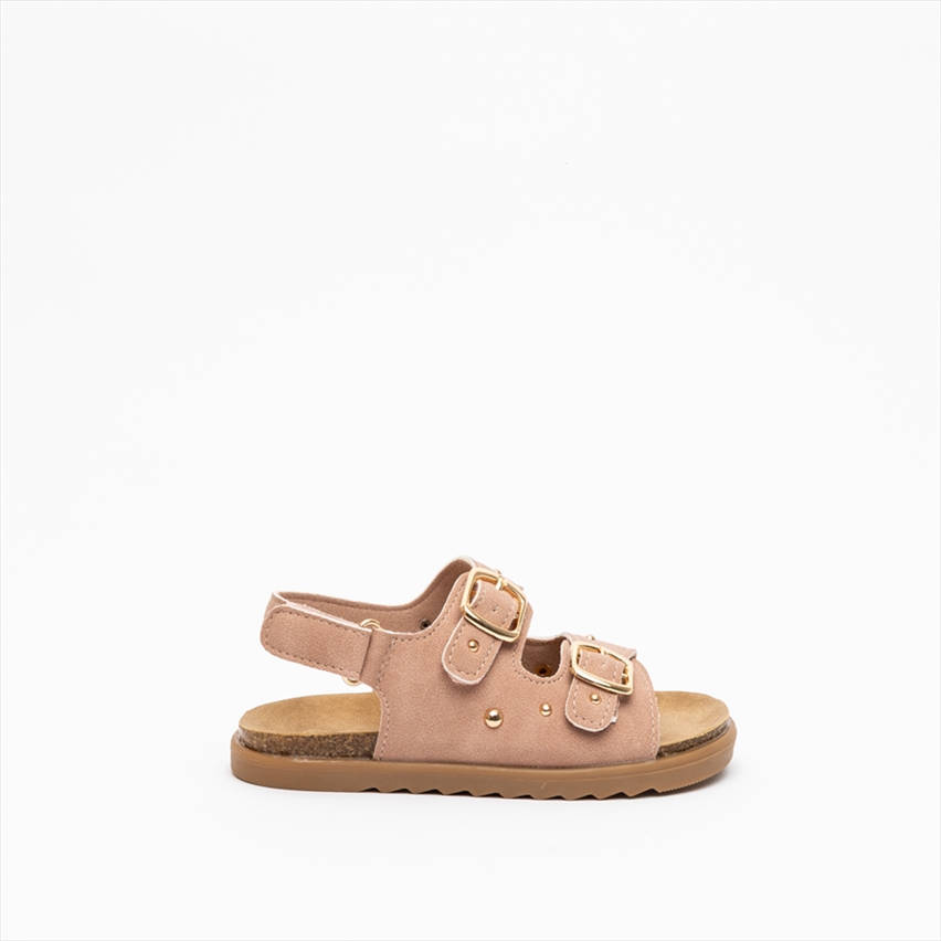 Miss Belgini Girls Ankle Strap Sandals with Buckle Details and Studs