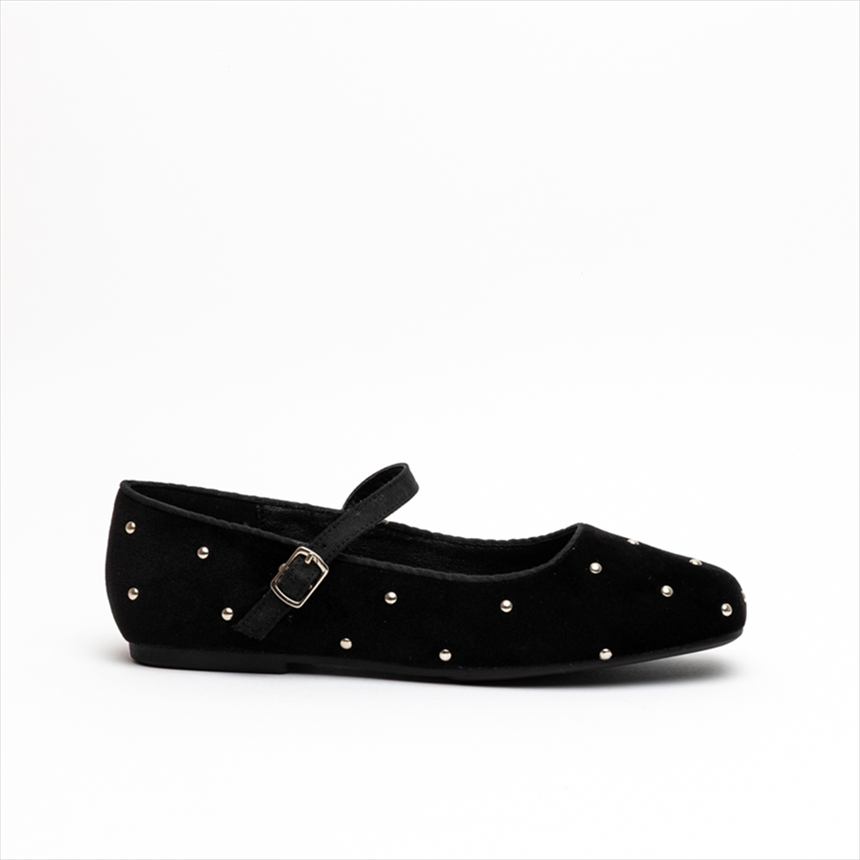 Miss Belgini Girls Mary Jane Ballerinas with Studs