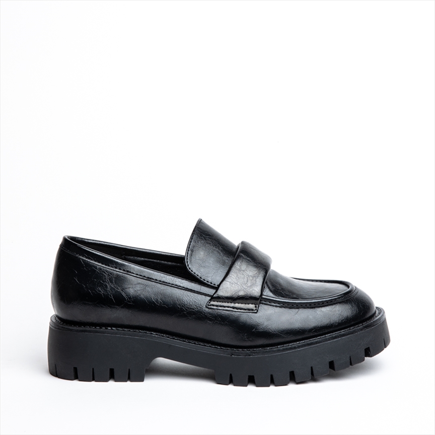Miss Belgini loafer pumps with padded detailing
