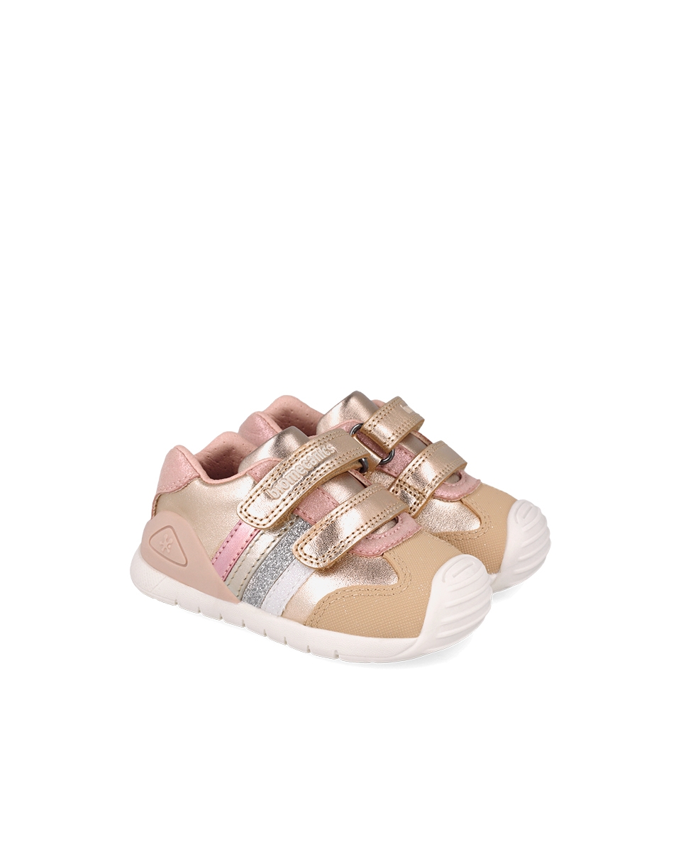 Biomecanics Metallic Rainbow Girls Shoes for First Steps