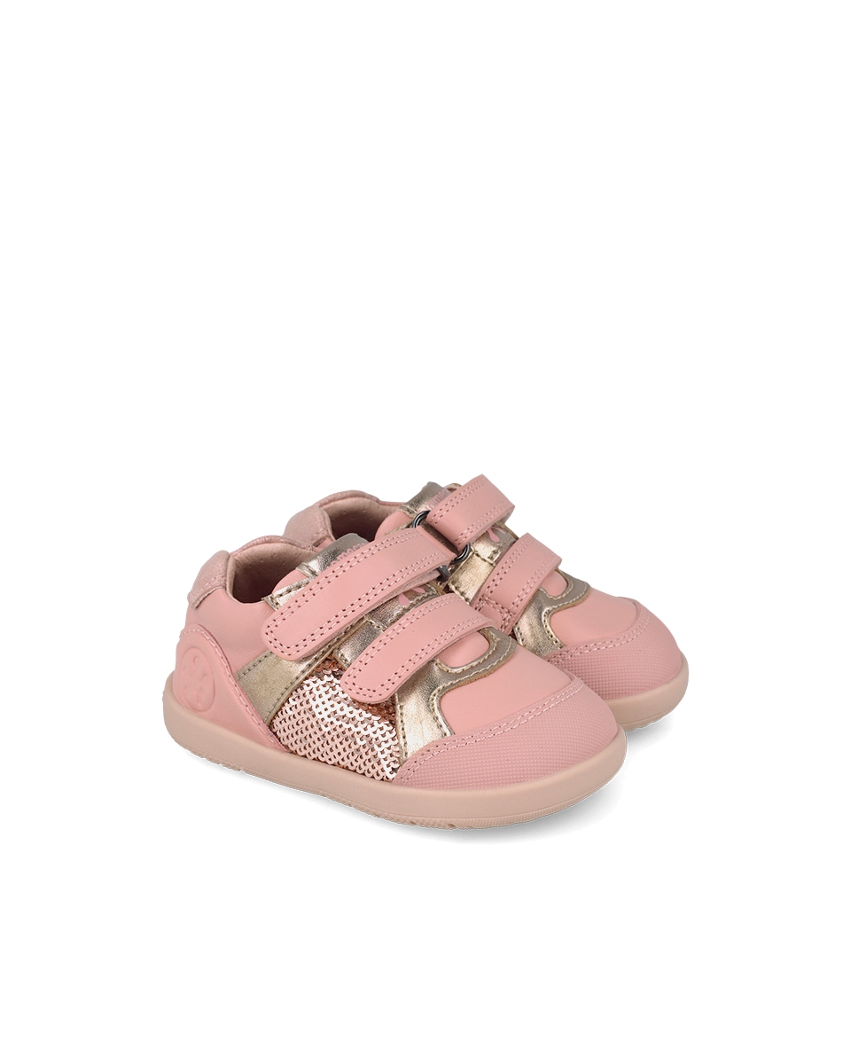 Biomecanics Sequin Detailed Low Cut Girls Shoes for First Steps