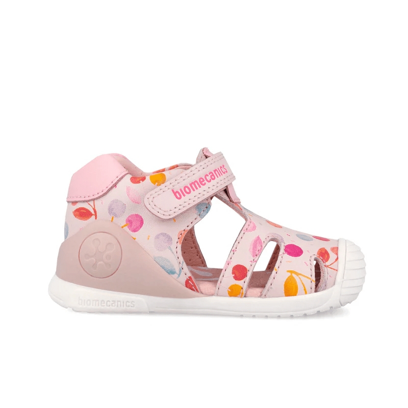Biomecanics Girls Colourful Caged Sandals for First Steps