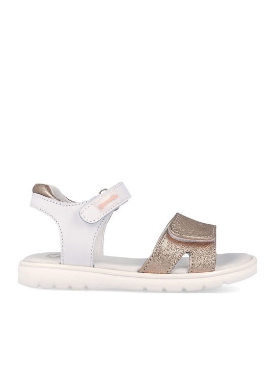 Garvalin Girls Velcro Strap Sandals with Glitter Details