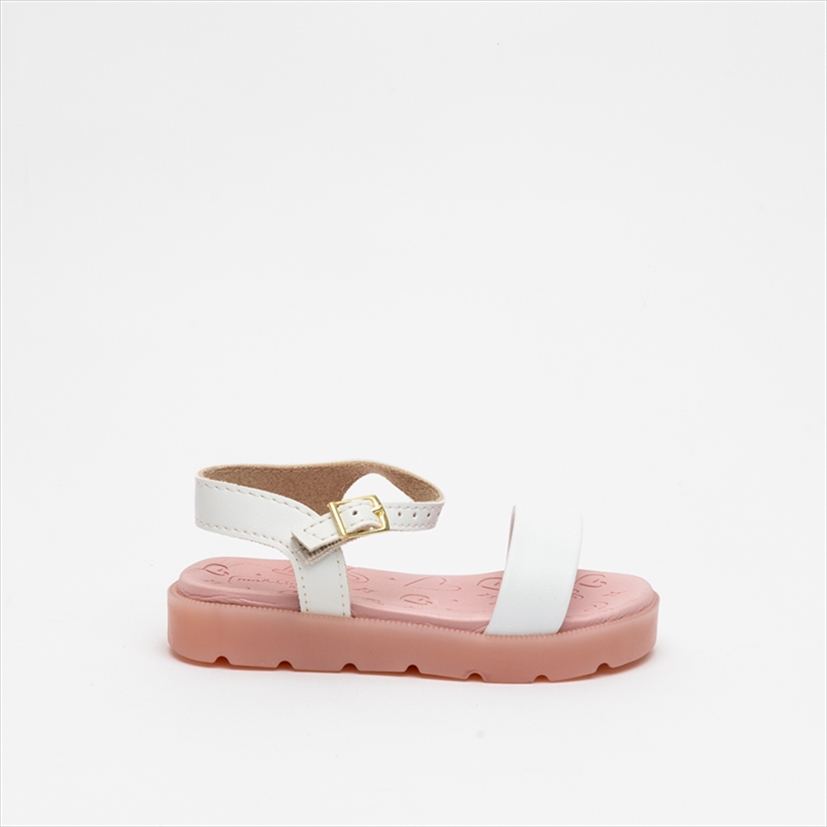 Molekinha Ankle Strap Girls Sandals with Lights
