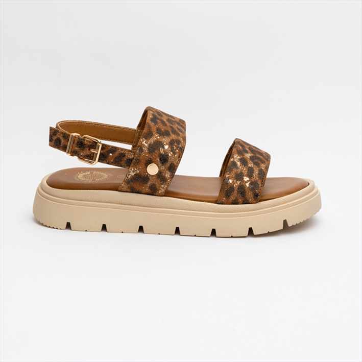 Athenais Modern Flatform Double Strap Sandals