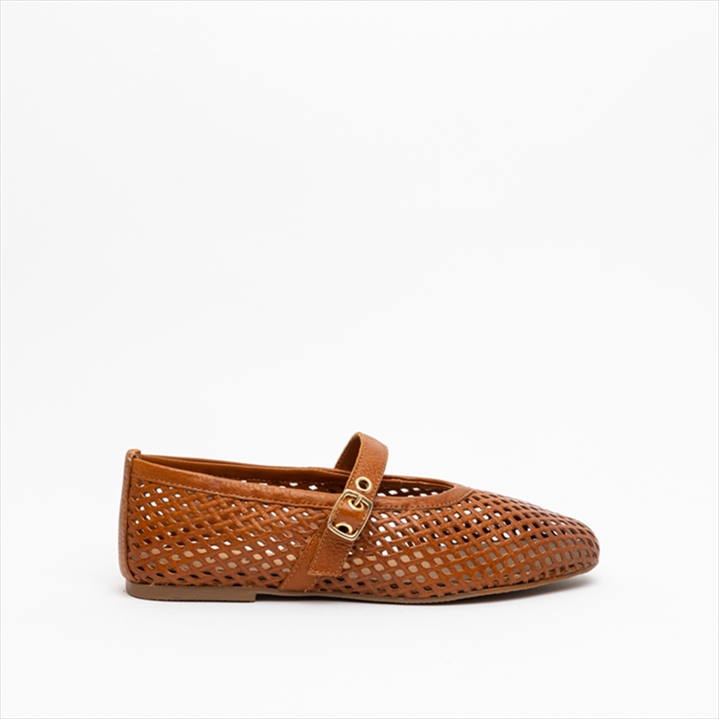 Bottero Premium Woven Mary Jane Ballerina Pumps