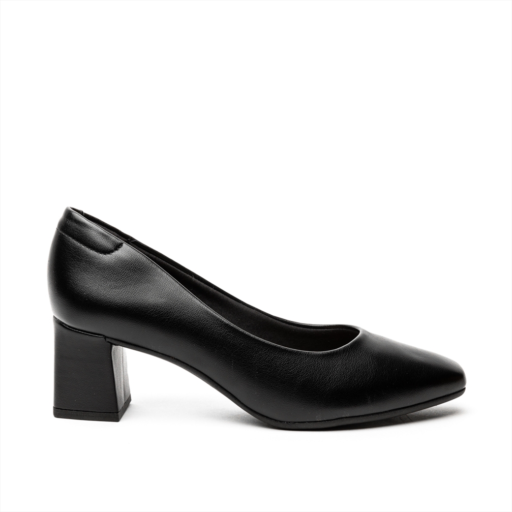 Beira Rio med block heel pumps