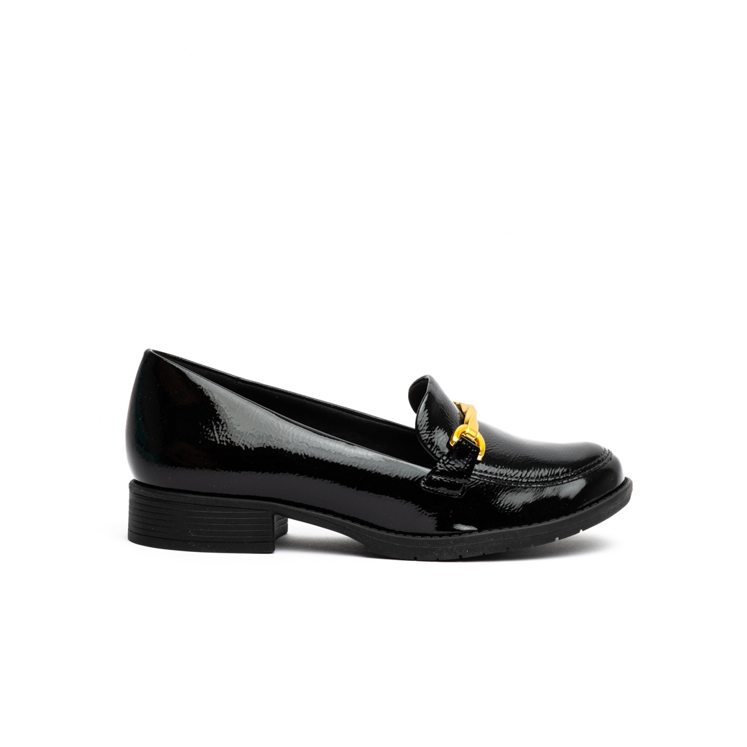 Piccadilly Flat Loafers with Horsebit Chain