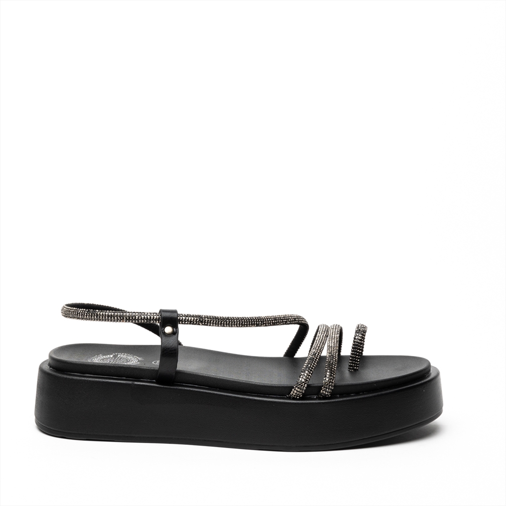 Athenais embellished flatforms sandals
