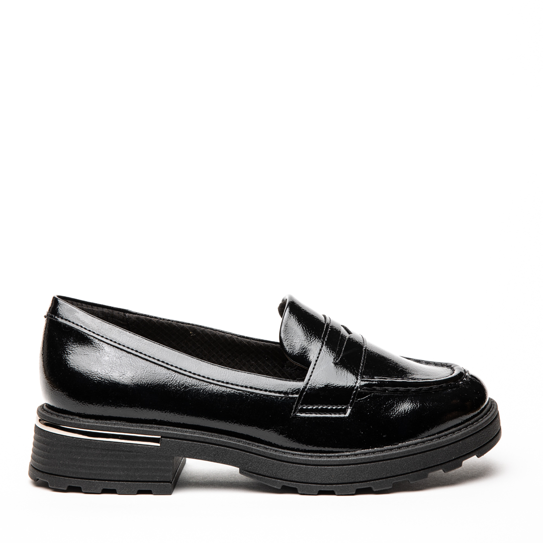 Piccadily Orthopedic Penny Strap Loafer Low Heel Pumps