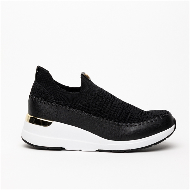 Modare Knitted Embroidered Wedge Style Trainer Sneakers