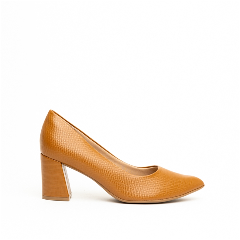 Piccadilly Modern Court Medium Block Heel Pumps