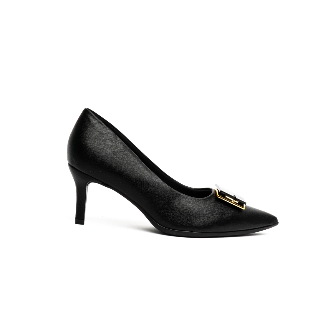 Piccadilly Low Stiletto Heel Pointed Pumps