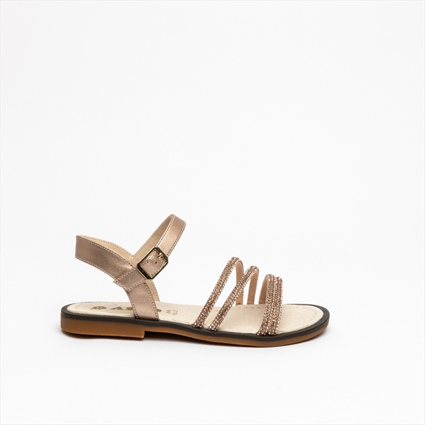 ASSO Rhinestone Embellishment Multistrap Girls Sandals