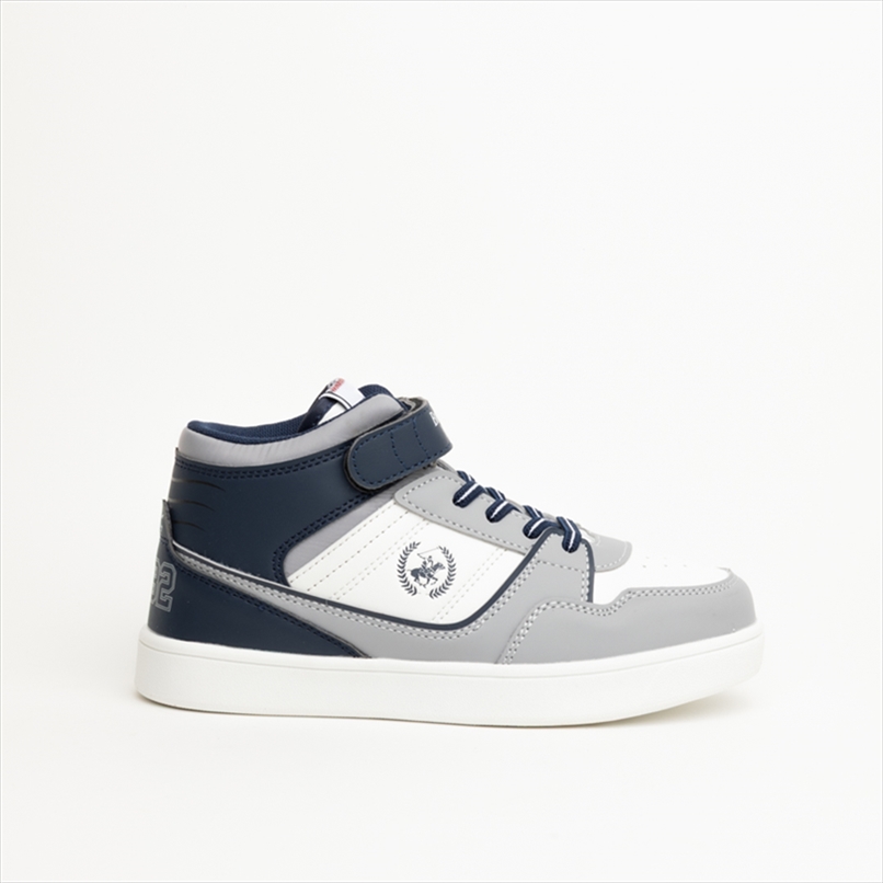 Beverly Hills Polo Club Contrast Mid-Top Boys Sneakers