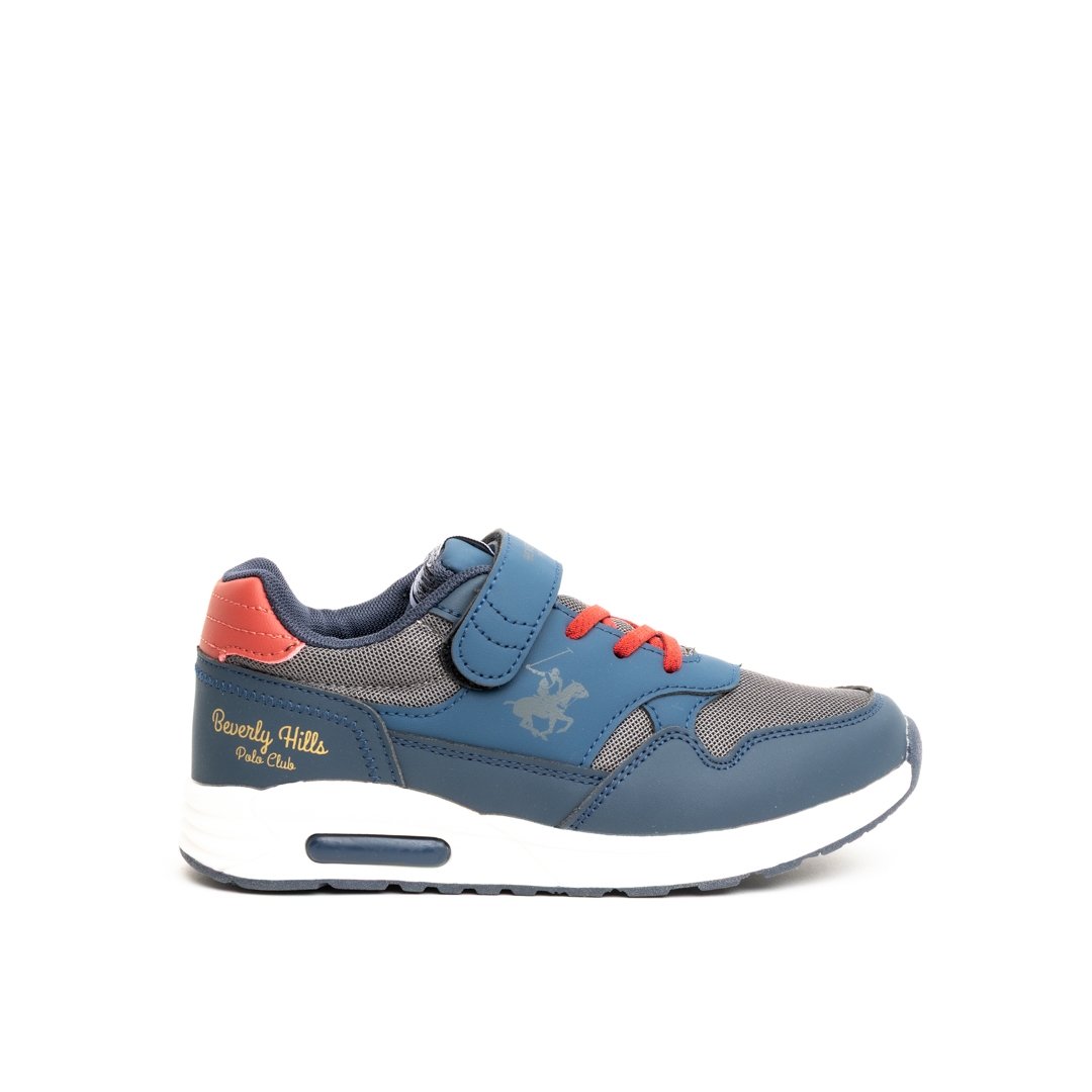 Beverly Hills Polo Club Sneakers with Contrast Heel Tab and Airbag