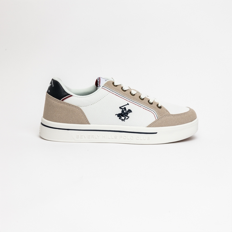 Beverly Hills Polo Club Mesh and Suede Effect Sneakers