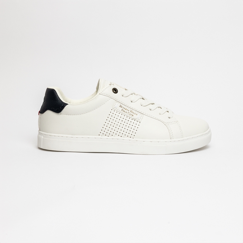 Beverly Hills Polo Club Mens Classic Court Sneaker with Breathable Side Panels