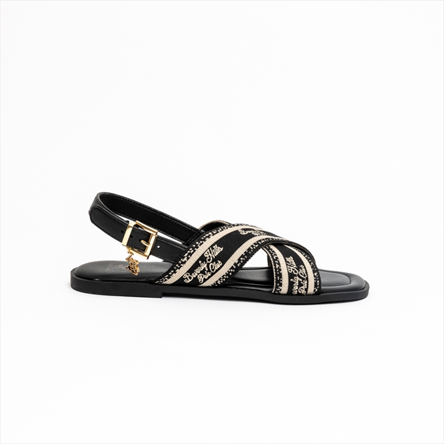 Beverly Hills Polo Club Chic Womens Ankle Strap Sandals