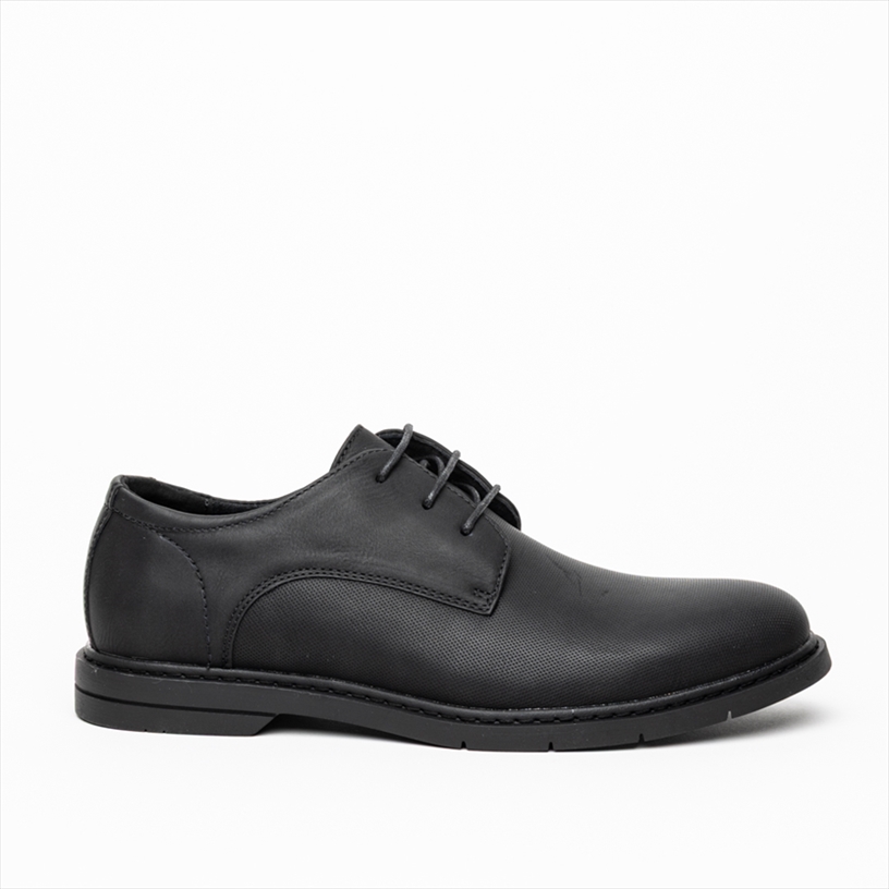 Southport Lace Up Textured Casual Shoes with Contrast Sole