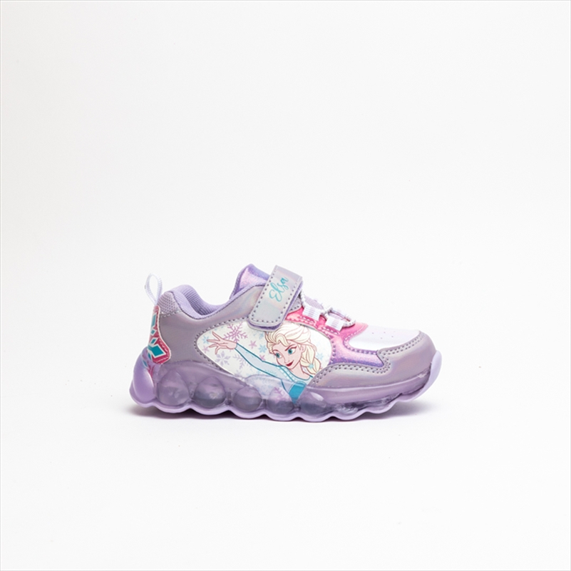 Frozen Girls Sneakers with Light Up Bubble Sole
