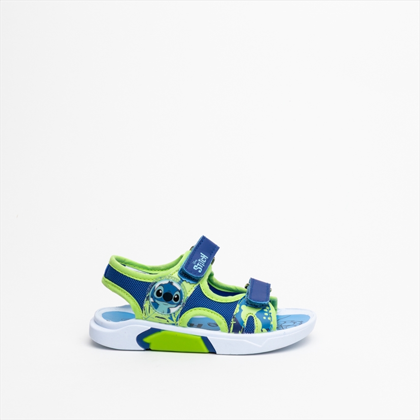 Stitch Themed Neon Details Girls Sandals