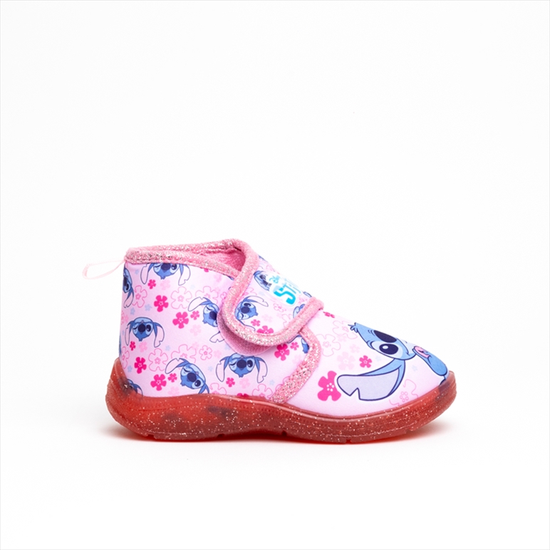 Stitch Girls Slippers with Glittery Sole