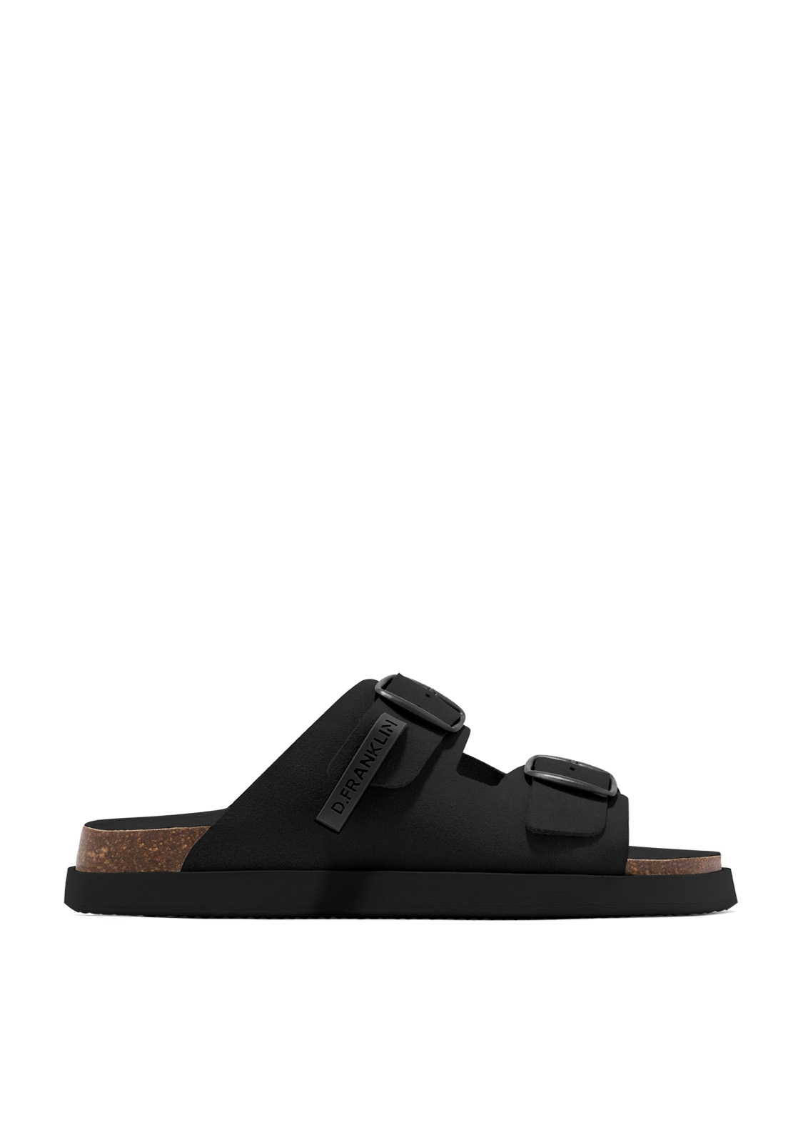 D.Franklin Premium Double Buckle Strap Flatform Sandals