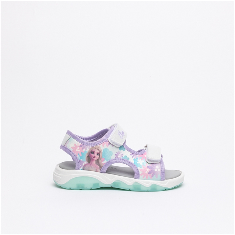 Frozen Double Velcro Strap Girls Sandals
