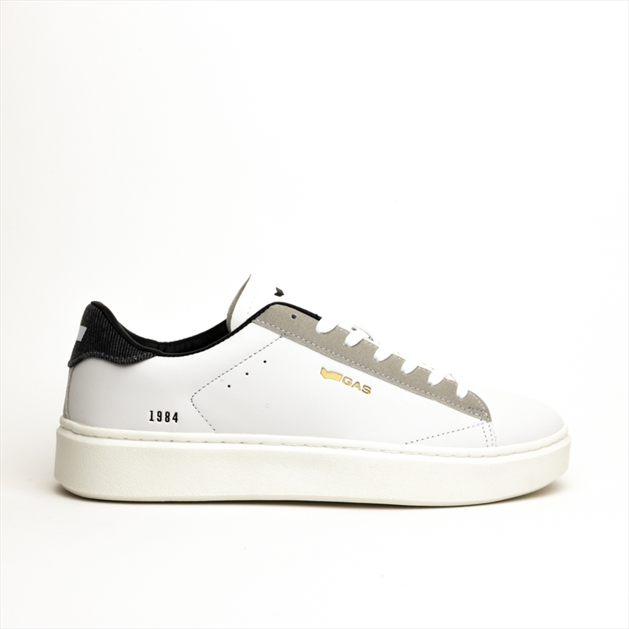 GAS Mens Sneakers with Thick Sole and Subtle Logo on the Side