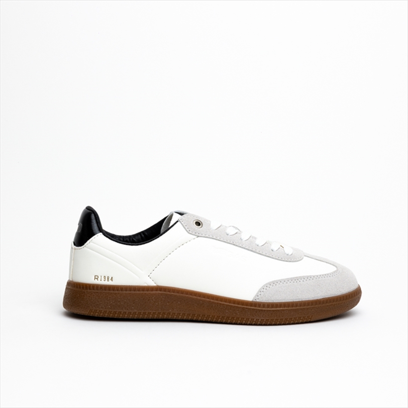 GAS Womens Retro Flat Sneakers with Gum Sole