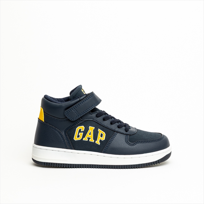 GAP Boys Mid-High Sneakers with Oversized Logo