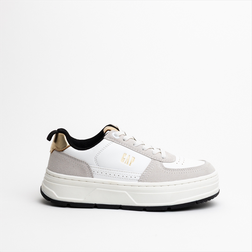 GAP Girls Chunky Sneakers with Metallic Gold Details