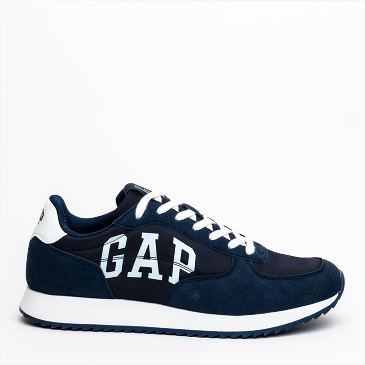 GAP Oversize Logo Print Sneakers with Rubber Cushioning Sole