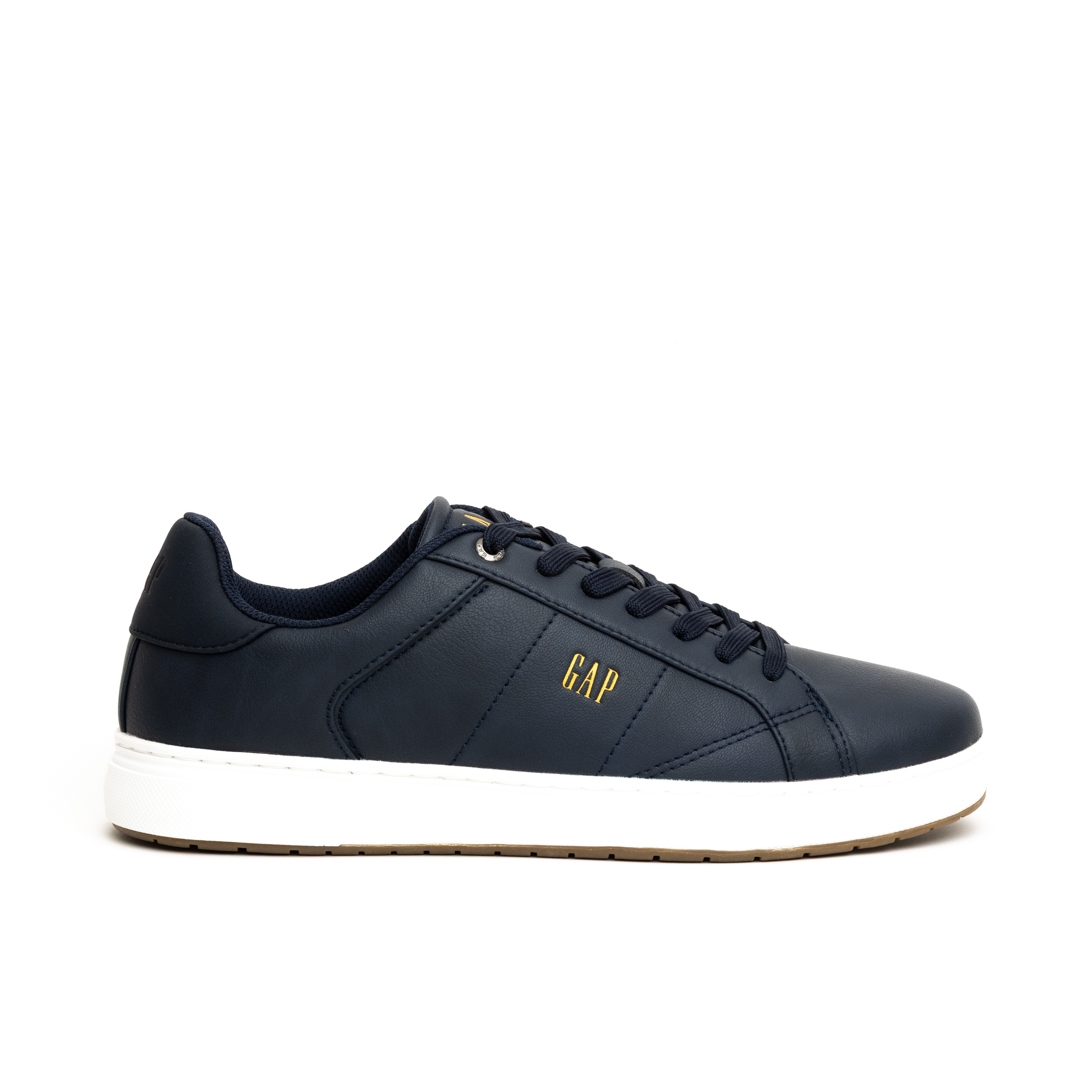 GAP Mens Classic Court Flat Sneakers with Subtle Logo on the Side