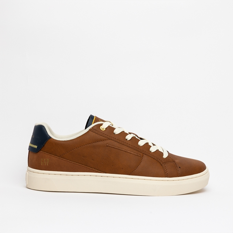 GAP Court Lace Up Sneakers with Navy Contrast Details