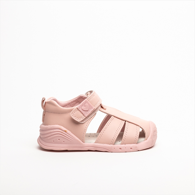 Kido Caged Girls Sandals with Heart