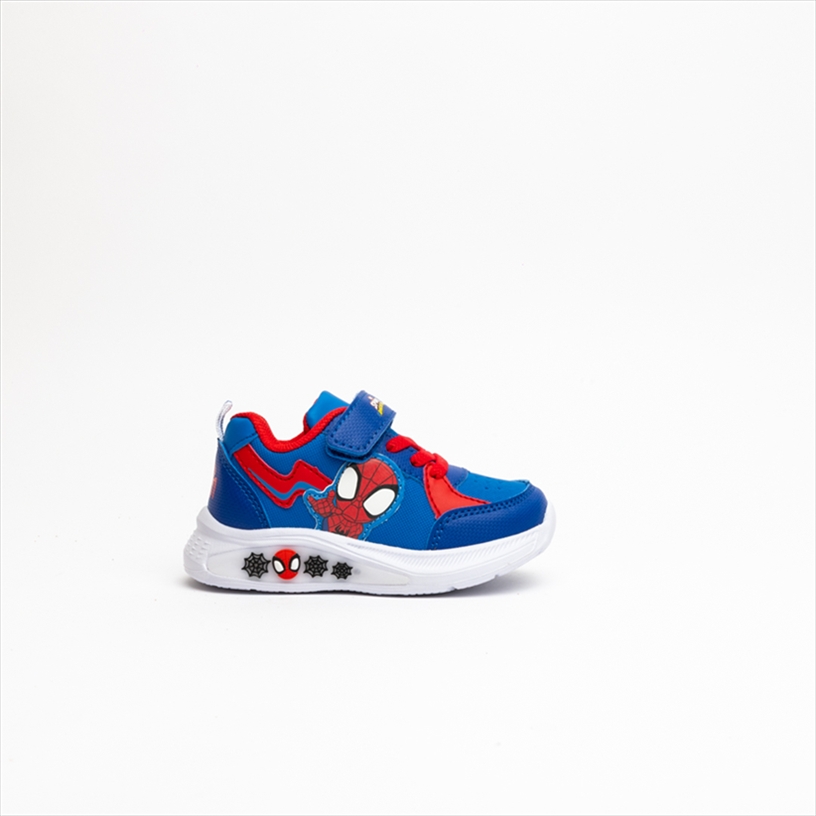 Spiderman Boys Classic Sneakers with Velcro Strap and Laces