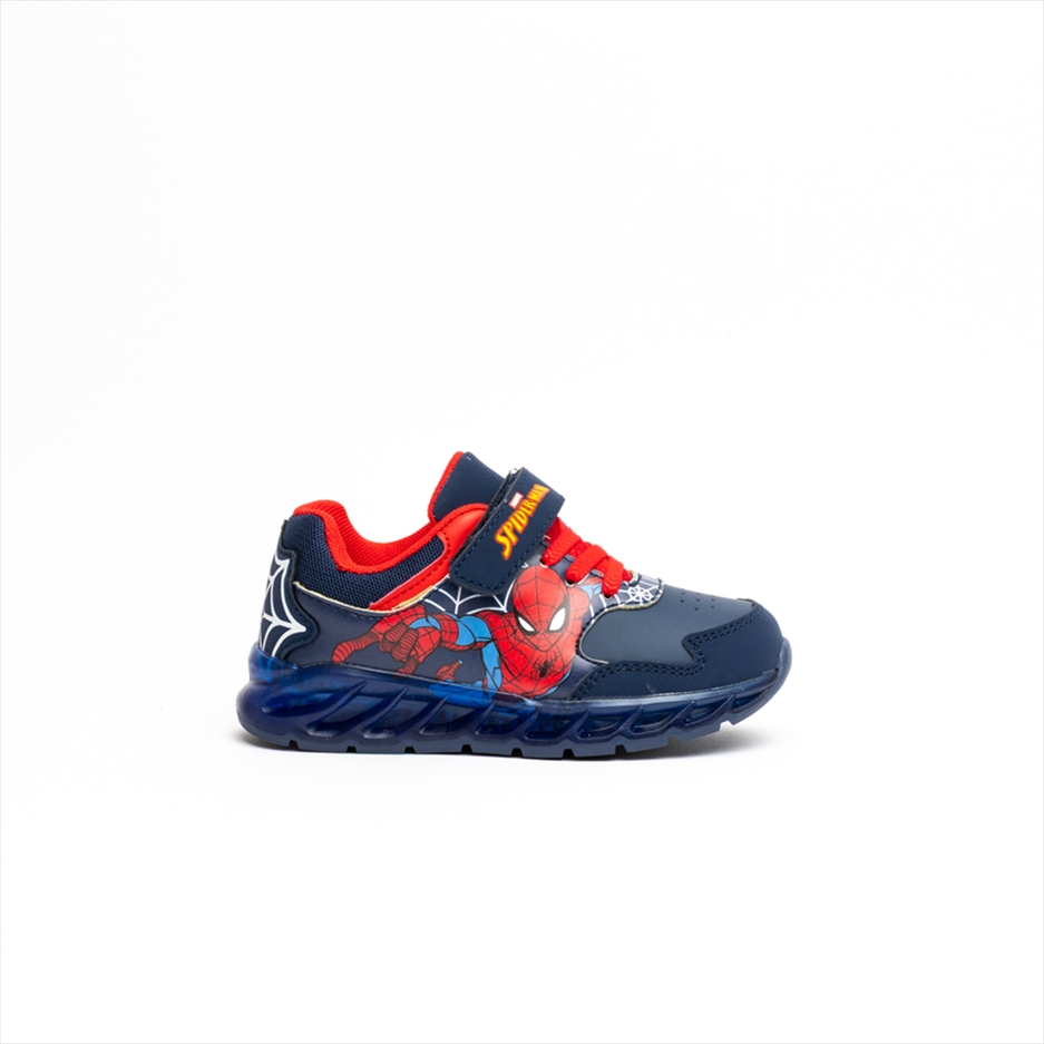 Spiderman Boys Sneakers with Light Up Bubble Sole