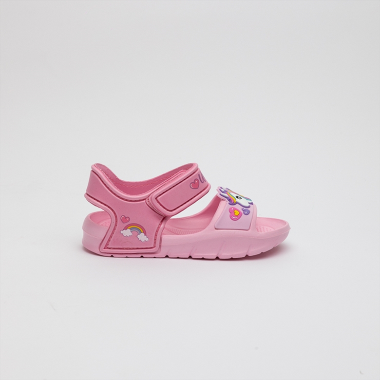 Unicorn Girls Sandals with Velcro Strap