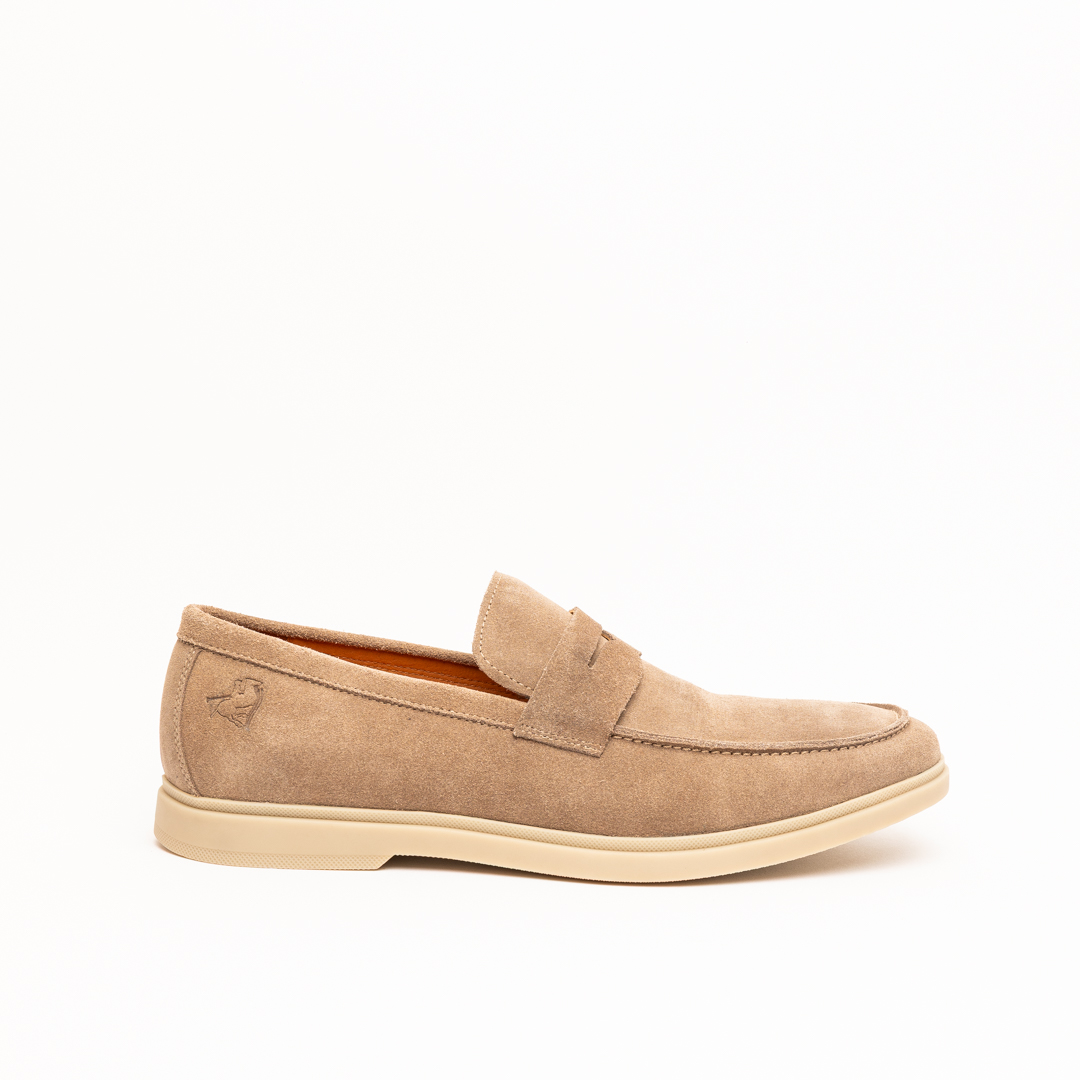 Boston Sport Club Premium Penny Strap Loafers with Subtle Heel