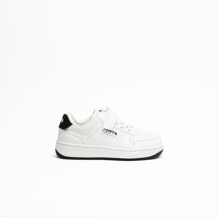 Levis Boys Sneaker with Black Details Velcro Strap and Laces