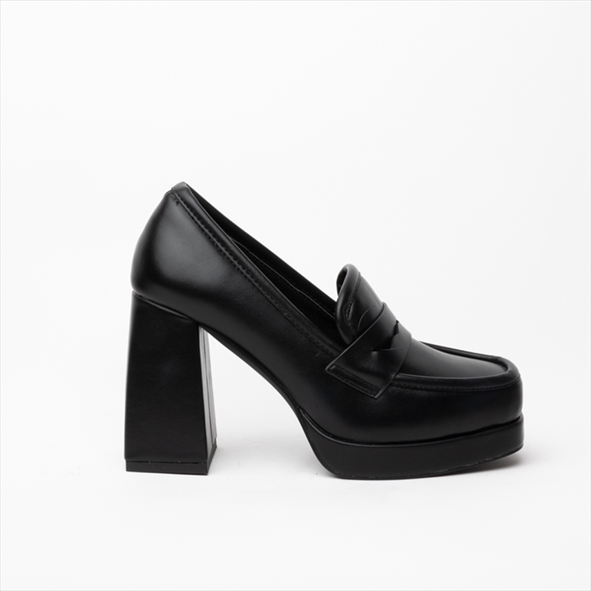 Miss Belgini platform heeled loafers