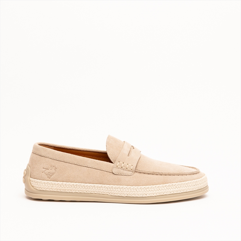 Boston Sport Club Men Premium Penny Strap Loafers with Espadrille Detail on Sole