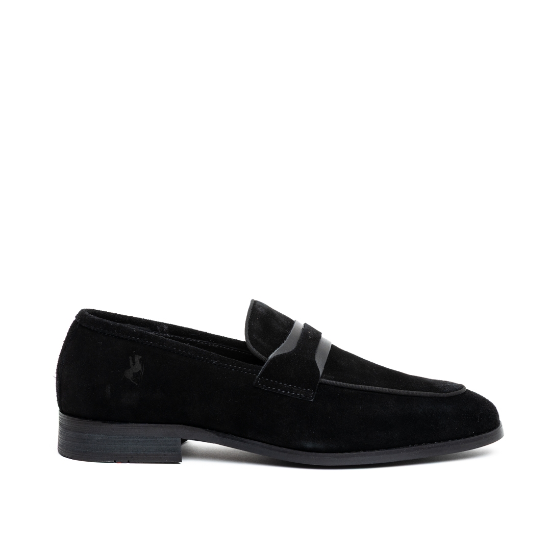 Boston Premium Suede Formal Loafers with Penny Strap