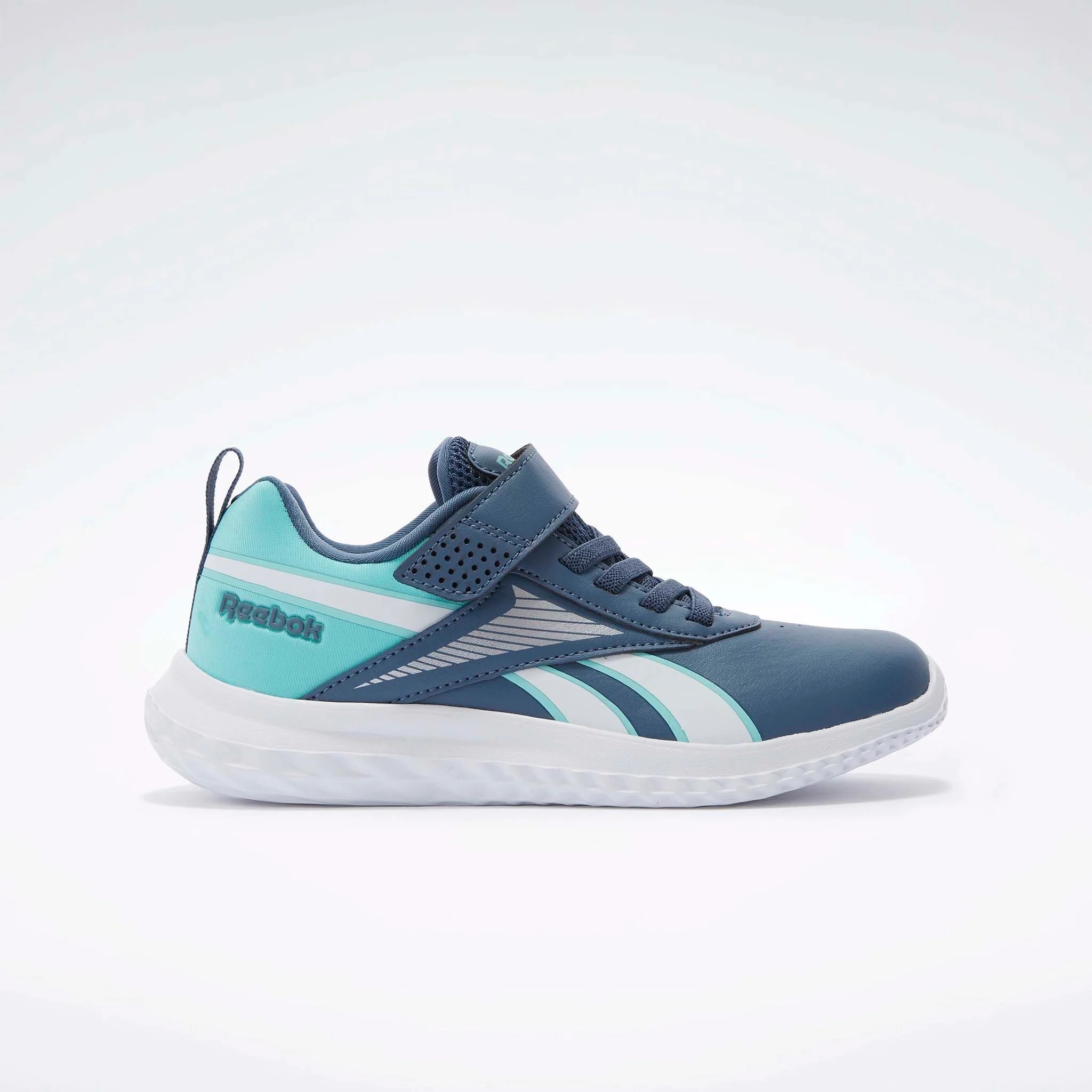 Reebok Girl's Rush Runner Syn Elastic Lace & Top Strap (468874)