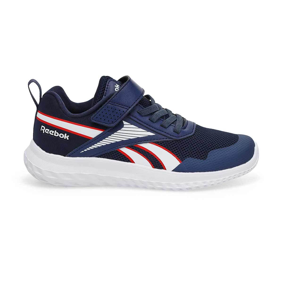 Reebok Children Boy's Rush Runner 5 Elastic Lace & Top Strap (100237349-el)