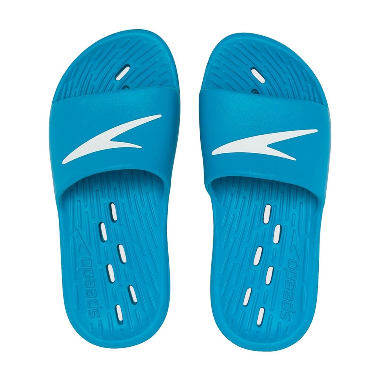 Speedo Kids Slides One Piece Ju (12231-D611) Blue/White (speedo-slides-one-piece-ju-bluewhite)