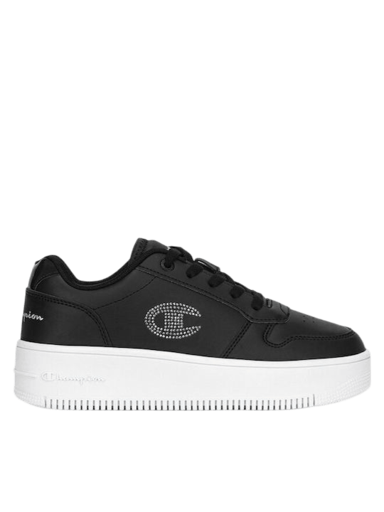 Champion Girls Rd18 Platform Glitter Gs Low Cut Shoe (465233)