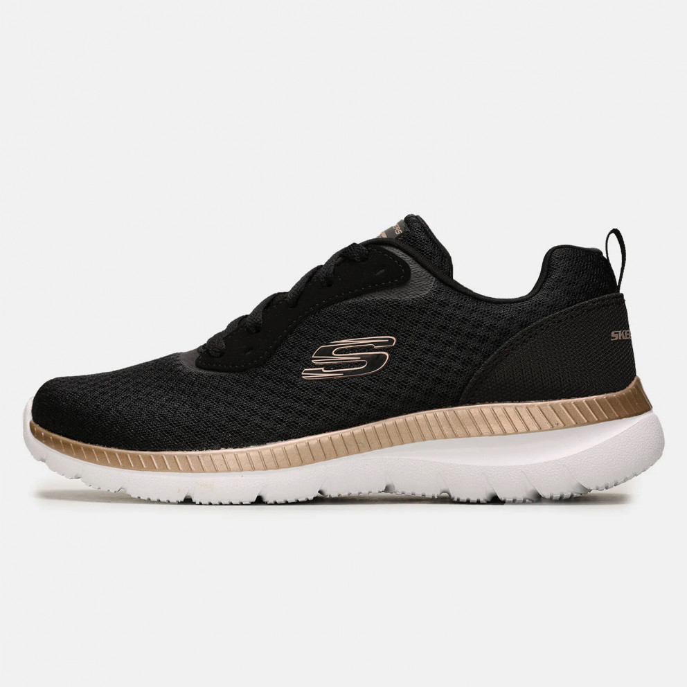 Skechers Bountiful Γυναικεία Παπούτσια για Τρέξιμο (12606-BKRG)